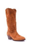 Women's Suede Leather Boots | Derimod Women's Suede Leather Boots | Derimod