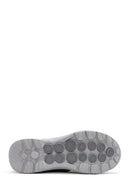 Derimod Zero Men's Gray Lace-Up Thick Soled Sneaker | Derimod Derimod Zero Men's Gray Lace-Up Thick Soled Sneaker | Derimod