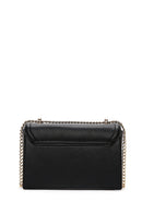 Women's Black Long Chain Strap Knitted Crossbody Bag | Derimod Women's Black Long Chain Strap Knitted Crossbody Bag | Derimod