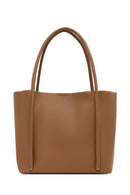 Kadın Taba Desenli Omuz Çantası | Derimod Kadın Taba Desenli Omuz Çantası | Derimod