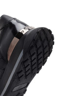 Men's Black Leather Casual Sneaker | Derimod Men's Black Leather Casual Sneaker | Derimod