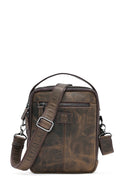 Men's Mink Leather Messenger Bag | Derimod Men's Mink Leather Messenger Bag | Derimod