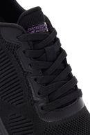 Skechers Women's Black Bobs Squad Chaos - Face Off Lace-up Sneaker | Derimod Skechers Women's Black Bobs Squad Chaos - Face Off Lace-up Sneaker | Derimod