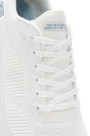 Skechers Kadın Beyaz Bobs Squad Chaos Bağcıklı Sneaker | Derimod Skechers Kadın Beyaz Bobs Squad Chaos Bağcıklı Sneaker | Derimod