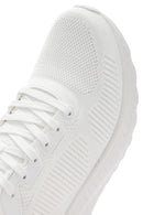 Skechers Women's White Bobs Squad Chaos Lace-up Sneaker | Derimod Skechers Women's White Bobs Squad Chaos Lace-up Sneaker | Derimod