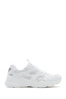 Skechers Women's White Bobs Bamina Lace-Up Chunky Sole Fabric Sneakers | Derimod Skechers Women's White Bobs Bamina Lace-Up Chunky Sole Fabric Sneakers | Derimod