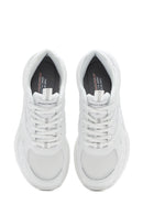 Skechers Kadın Beyaz Bobs Bamina Bağcıklı Kalın Tabanlı Kumaş Sneaker | Derimod Skechers Kadın Beyaz Bobs Bamina Bağcıklı Kalın Tabanlı Kumaş Sneaker | Derimod