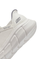 Skechers Women's White Bobs B Flex - Fan Fav Chunky Sole Fabric Sneakers | Derimod Skechers Women's White Bobs B Flex - Fan Fav Chunky Sole Fabric Sneakers | Derimod