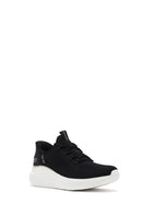Skechers Women's Black Bobs B Love-True Delight Lace-Up Chunky Sole Sneakers | Derimod Skechers Women's Black Bobs B Love-True Delight Lace-Up Chunky Sole Sneakers | Derimod