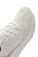 Skechers Women's White Bobs B Love - True Delight Lace-Up Chunky Sole Fabric Sneakers | Derimod Skechers Women's White Bobs B Love - True Delight Lace-Up Chunky Sole Fabric Sneakers | Derimod