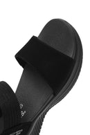 Skechers Kadın Siyah Ultra Flex 3.0 - Summerville Kalın Tabanlı Sandalet | Derimod Skechers Kadın Siyah Ultra Flex 3.0 - Summerville Kalın Tabanlı Sandalet | Derimod