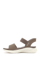 Skechers Kadın Bej Ultra Flex 3.0 - Summerville Kalın Tabanlı Kumaş Sandalet | Derimod Skechers Kadın Bej Ultra Flex 3.0 - Summerville Kalın Tabanlı Kumaş Sandalet | Derimod