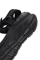 Skechers Kadın Siyah D'lux Walker - Pretty Field Kalın Tabanlı Sandalet | Derimod Skechers Kadın Siyah D'lux Walker - Pretty Field Kalın Tabanlı Sandalet | Derimod