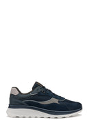 Geox Erkek Lacivert U Spherica Actif X1 A - Mes + Su Bağcıklı Süet Sneaker | Derimod Geox Erkek Lacivert U Spherica Actif X1 A - Mes + Su Bağcıklı Süet Sneaker | Derimod
