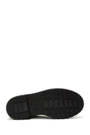 Women's Black Leather Zippered Boots | Derimod Women's Black Leather Zippered Boots | Derimod