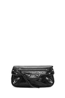 Women's Black Metal Detailed Crossbody Bag | Derimod Women's Black Metal Detailed Crossbody Bag | Derimod