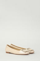 Gold Kadın Deri Babet | Derimod Gold Kadın Deri Babet | Derimod