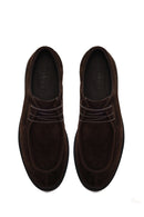 Male Brown Lace-Up Thick-Soled Suede Casual Shoes | Derimod Male Brown Lace-Up Thick-Soled Suede Casual Shoes | Derimod