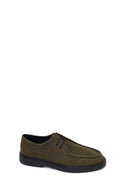 Male Khaki Lace-Up Thick-Soled Nubuck Leather Casual Shoes | Derimod Male Khaki Lace-Up Thick-Soled Nubuck Leather Casual Shoes | Derimod