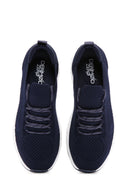 Derimod Zero Men's Navy Blue Lace-Up Thick Sole Sneaker | Derimod Derimod Zero Men's Navy Blue Lace-Up Thick Sole Sneaker | Derimod