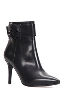 Women's Stone Leather Boots | Derimod Women's Stone Leather Boots | Derimod