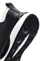 Erkek Siyah Bağcıklı Deri Casual Sneaker | Derimod Erkek Siyah Bağcıklı Deri Casual Sneaker | Derimod