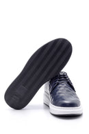 Erkek Baskılı Deri Sneaker | Derimod Erkek Baskılı Deri Sneaker | Derimod