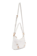 Women's White Long Strap Patent Leather Shoulder Bag | Derimod Women's White Long Strap Patent Leather Shoulder Bag | Derimod