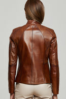 Grace Kadın Deri Ceket | Derimod Grace Kadın Deri Ceket | Derimod