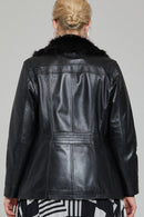 Mira (plus) Kadın Siyah Mont | Derimod Mira (plus) Kadın Siyah Mont | Derimod