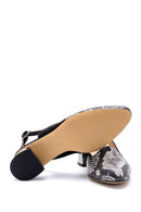 Women's Snakeskin Detailed Shoes | Derimod Women's Snakeskin Detailed Shoes | Derimod