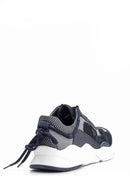 Men's Suede Detailed Leather Sneaker | Derimod Men's Suede Detailed Leather Sneaker | Derimod