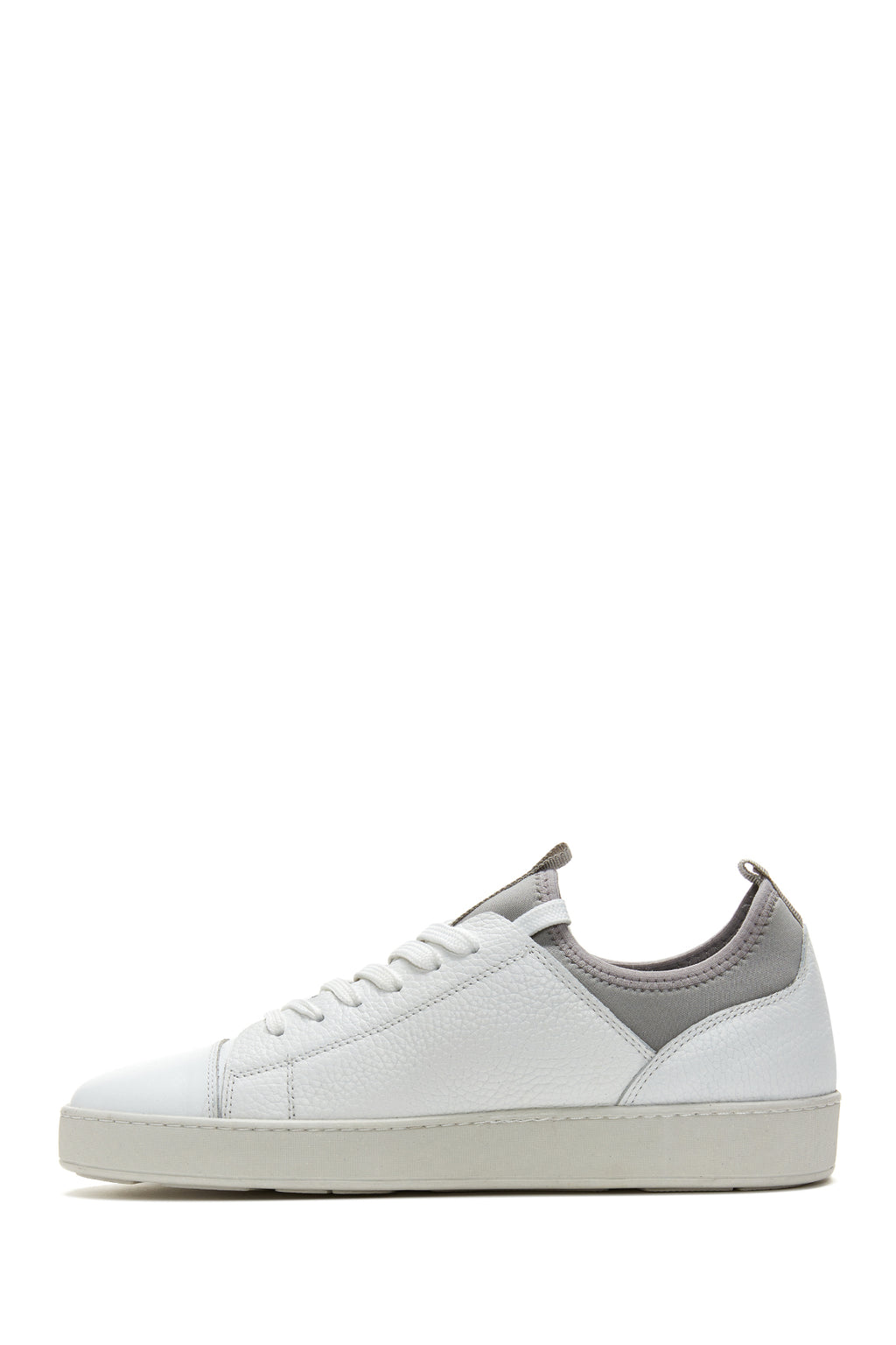 Erkek Beyaz Deri Sneaker