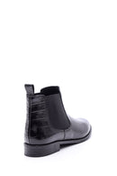Women's Crocodile Patterned Leather Boots | Derimod Women's Crocodile Patterned Leather Boots | Derimod