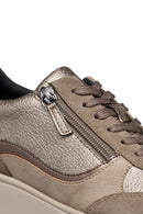 Geox Women's Mink Ilde Taup Lace-Up Thick-Soled Sneaker | Derimod Geox Women's Mink Ilde Taup Lace-Up Thick-Soled Sneaker | Derimod