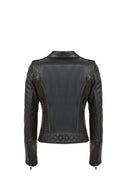 Carmina - X Kadın Deri Ceket | Derimod Carmina - X Kadın Deri Ceket | Derimod