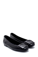 Women's Leather Buckle Detailed Ballerinas | Derimod Women's Leather Buckle Detailed Ballerinas | Derimod