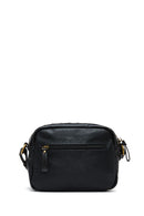 Women's Black Tan Detailed Crossbody Bag | Derimod Women's Black Tan Detailed Crossbody Bag | Derimod