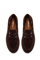Woman Brown Lace-up Suede Casual Shoes | Derimod Woman Brown Lace-up Suede Casual Shoes | Derimod