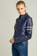 Stop Kadın Deri Ceket | Derimod Stop Kadın Deri Ceket | Derimod