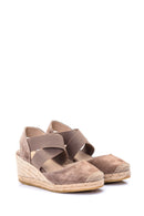 Kadın Dolgu Topuklu Espadril Ayakkabı | Derimod Kadın Dolgu Topuklu Espadril Ayakkabı | Derimod