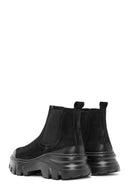 Erkek Siyah Nubuk Deri Chelsea Bot | Derimod Erkek Siyah Nubuk Deri Chelsea Bot | Derimod