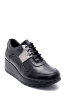 Kadın Deri Dolgu Topuk Sneaker | Derimod Kadın Deri Dolgu Topuk Sneaker | Derimod