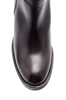 Women's Buckle Detailed Heeled Boots | Derimod Women's Buckle Detailed Heeled Boots | Derimod