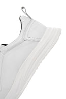 Erkek Beyaz Bağcıklı Deri Sneaker | Derimod Erkek Beyaz Bağcıklı Deri Sneaker | Derimod