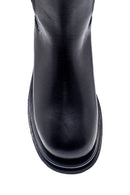 Women's Leather Thick Soled Boots | Derimod Women's Leather Thick Soled Boots | Derimod