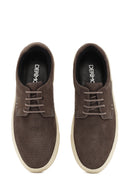 Erkek Gri Bağcıklı Süet Deri Casual Ayakkabı | Derimod Erkek Gri Bağcıklı Süet Deri Casual Ayakkabı | Derimod