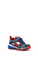 Geox Boy Navy Blue Bayonyc Lace-Up Sneaker | Derimod Geox Boy Navy Blue Bayonyc Lace-Up Sneaker | Derimod