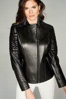 Melanie Kadın Deri Ceket | Derimod Melanie Kadın Deri Ceket | Derimod