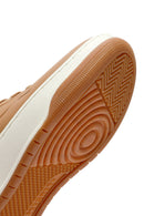 Skechers Men's Tan Uno Court Lace-Up Chunky Sole Sneaker | Derimod Skechers Men's Tan Uno Court Lace-Up Chunky Sole Sneaker | Derimod